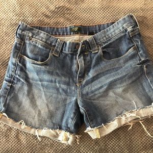 J. Crew stretch denim shorts
